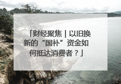 财经聚焦｜以旧换新的“国补”资金如何抵达消费者？
